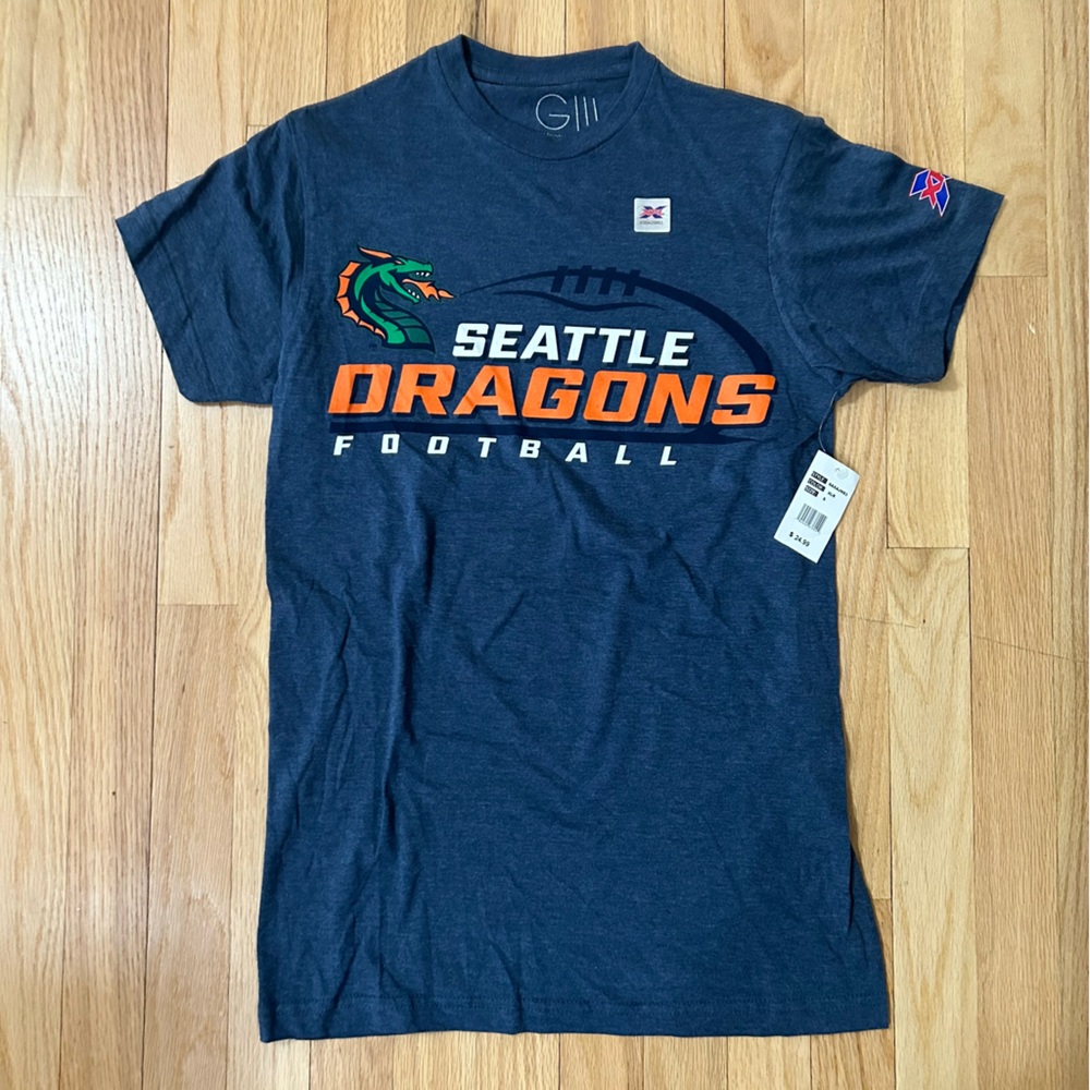🏈 Seattle Dragons Teeshirt Small Unisex XFL Football